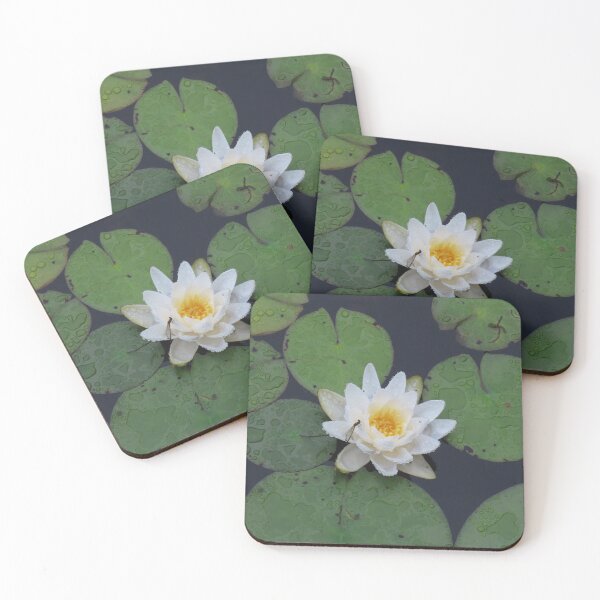Item preview, Big White Lily on Green Pads designed and sold by Monica-Stroud.