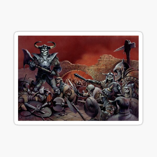 Who Dies First by Chris Achilleos Sticker
