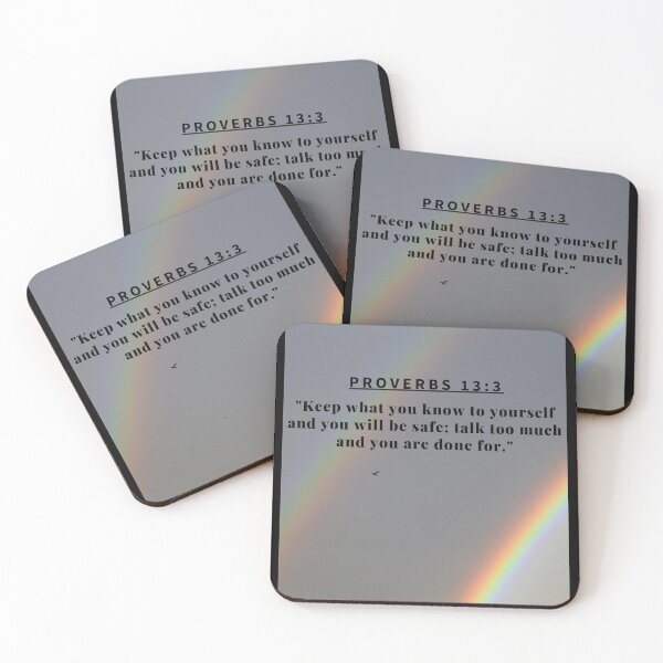 Item preview, PROVERBS 13:3 designed and sold by Creatorbuzz.