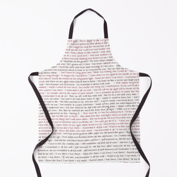Aperçu de l'œuvre Trop bien autocollant lyrique taylor version 10 minutes créée et vendue par Rachel Grace Sews.