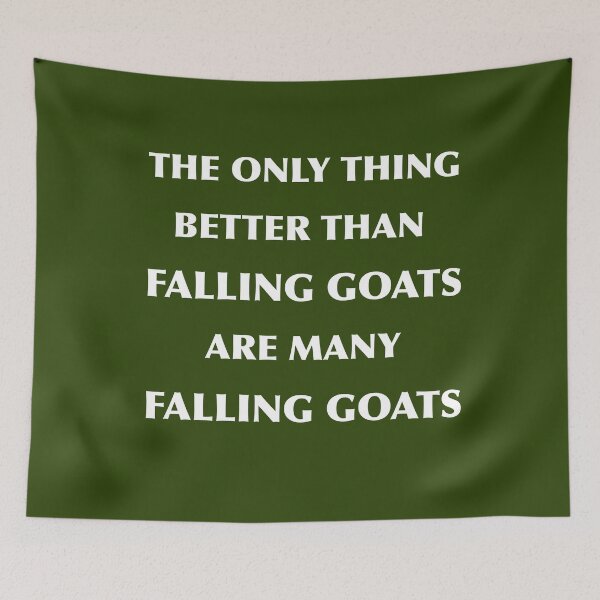 Item preview, The Only Thing Better Than Falling Goats Are Many Falling Goats I Love Goats Goat Life Goat Charm Gift designed and sold by TeesByDesign.