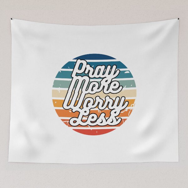 Item preview, Pray More Worry Less designed and sold by Jinester.