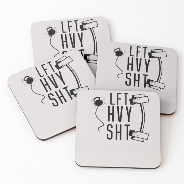 Item preview, LFT HVY SHT   - Funny Workout Motivation Quote designed and sold by unique things.