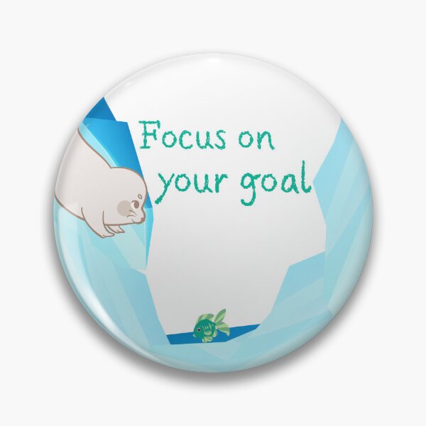 Item preview, "Focus on Your Goal - An Inspirational Design for Achieving Success" designed and sold by koolartful17.