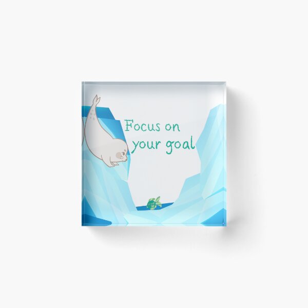 Item preview, "Focus on Your Goal - An Inspirational Design for Achieving Success" designed and sold by koolartful17.