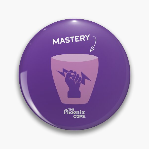 Item preview, Mastery Cup - white text designed and sold by The Phoenix Cups.