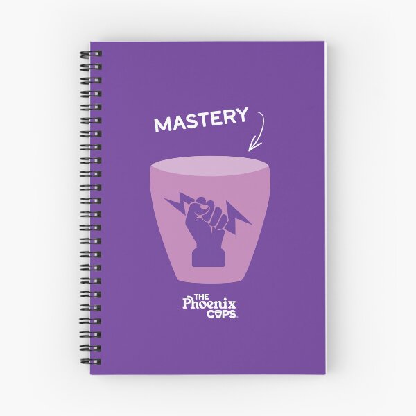 Artikelvorschau, Mastery Cup - weißer Text entworfen und verkauft von The Phoenix Cups.