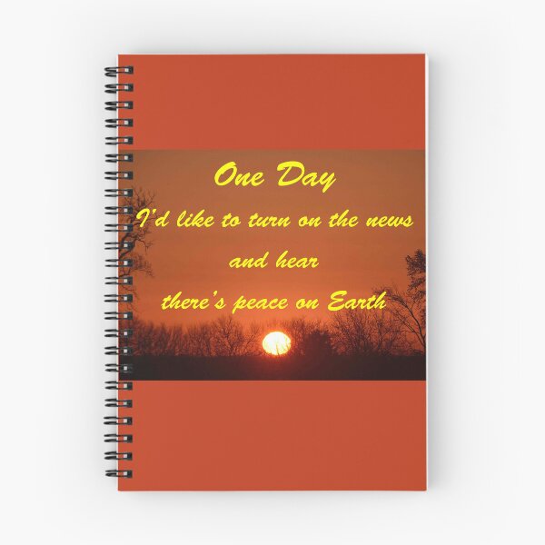 Item preview, One Day I'd like to turn on the news and hear there's peace on Earth designed and sold by michael6076.