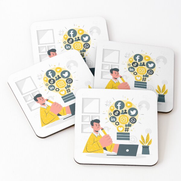 Item preview, "Social Ideas Concept Illustration" designed and sold by hjian8219.
