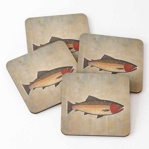 Item preview, Red Faced Brown Trout Profile designed and sold by YoPedro.