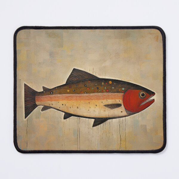 Item preview, Red Faced Brown Trout Profile designed and sold by YoPedro.
