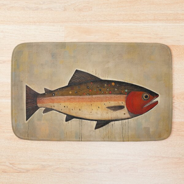 Item preview, Red Faced Brown Trout Profile designed and sold by YoPedro.