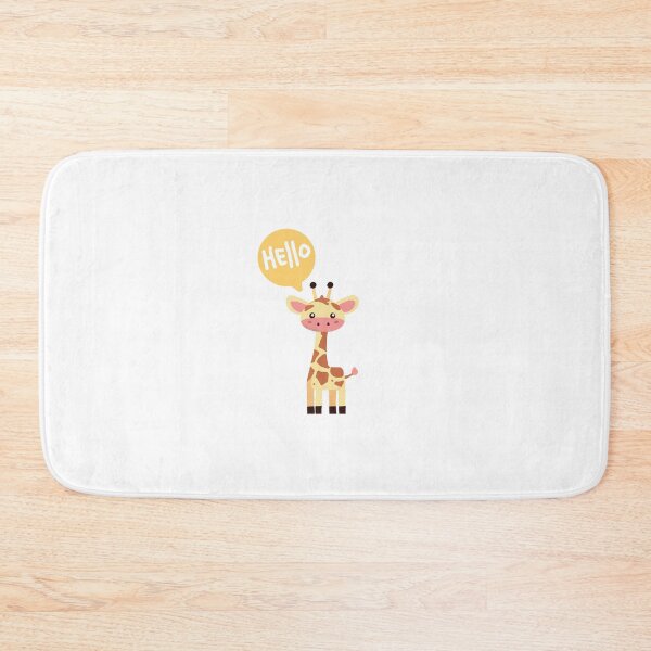 Item preview, Cute Giraffe 2 hello designed and sold by HarshBrown.