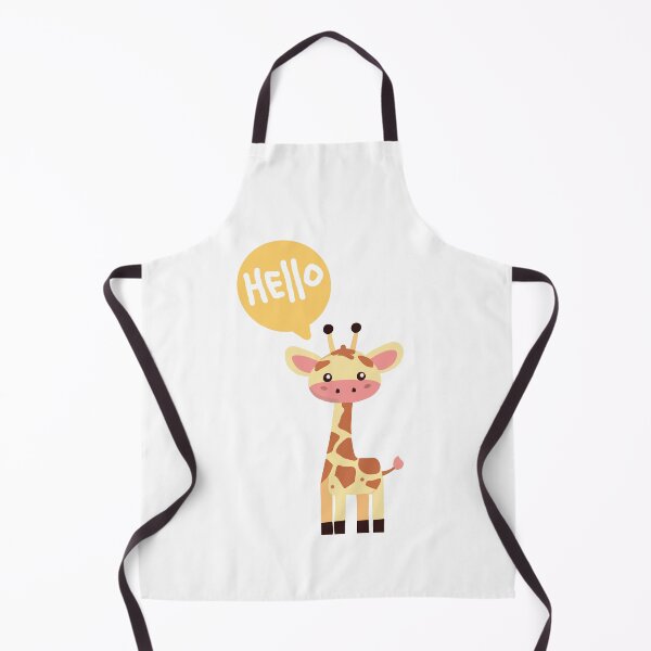 Item preview, Cute Giraffe 2 hello designed and sold by HarshBrown.