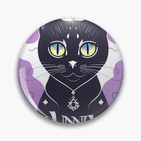 Item preview, a mystical and magical black cat 	 designed and sold by finkykomakot.