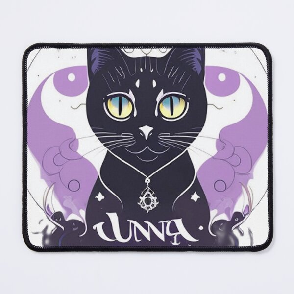 Item preview, a mystical and magical black cat 	 designed and sold by finkykomakot.