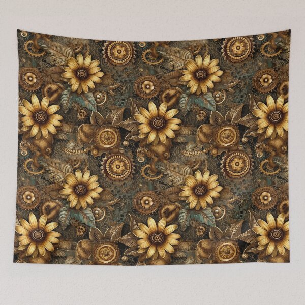 Item preview, Steampunk Sunflowers designed and sold by Mumzy2many.