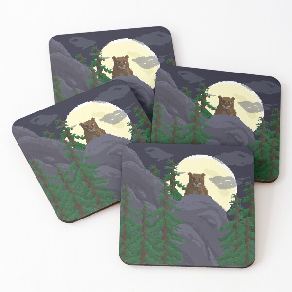 Item preview, Pixel Art Mountain Lion designed and sold by PixelCarvel.