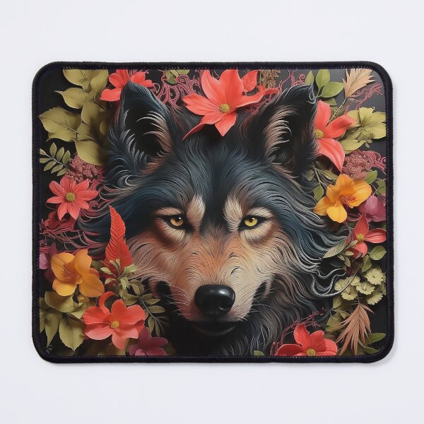 Item preview, Floral Wolf designed and sold by Heartrise.