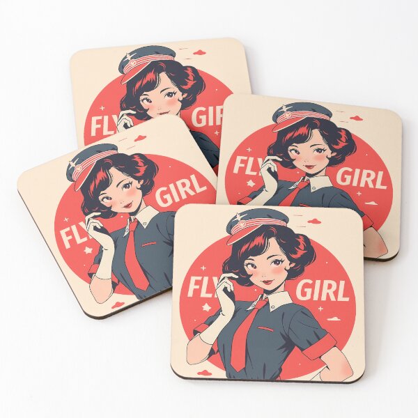 Item preview, Retro Red Fly Girl designed and sold by SweetClicks123.