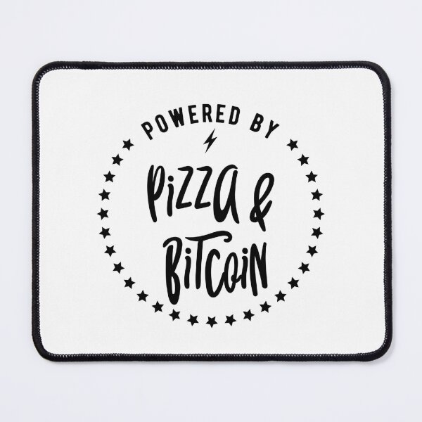 Item preview, Powered by Pizza and Bitcoin designed and sold by WhitepaperStyle.