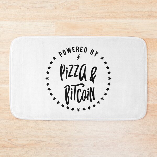 Item preview, Powered by Pizza and Bitcoin designed and sold by WhitepaperStyle.