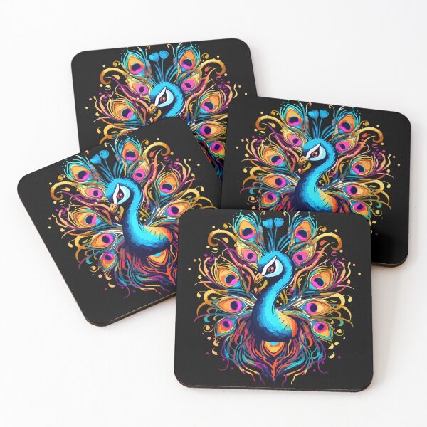 Item preview, Beautiful Abstract Peacock design. designed and sold by Artbyminga.