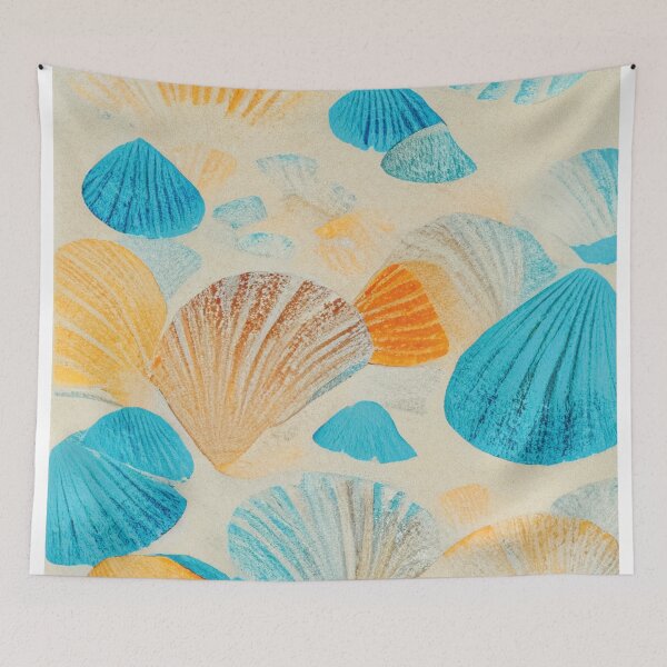 Item preview, Collecting Shells designed and sold by VRMediaDecor.