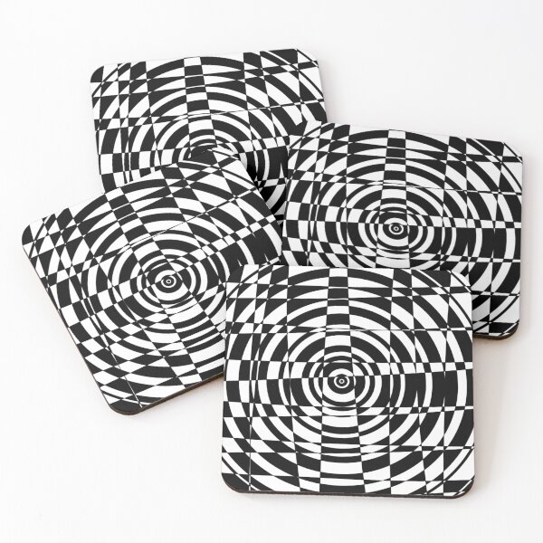 Item preview, black and white optical illusion  designed and sold by AASES.