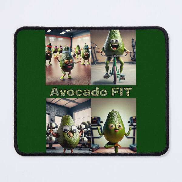 Item preview, Avocado Fit Gym Workout - Funny Guacamole Fitness T-Shirt designed and sold by FotoLibreStudio.
