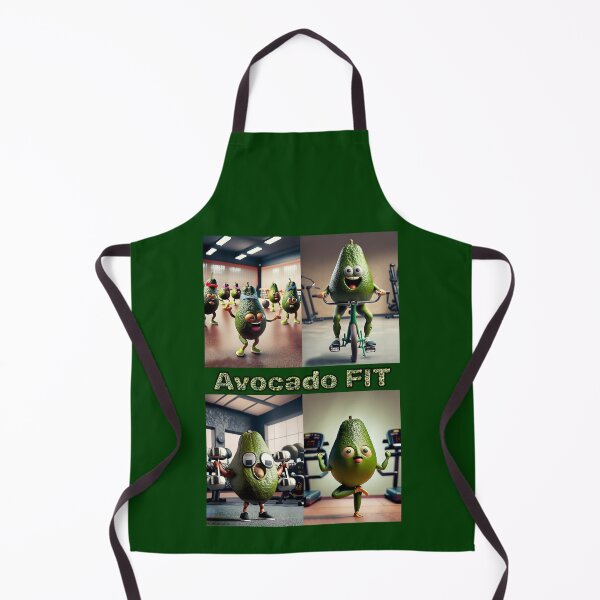 Item preview, Avocado Fit Gym Workout - Funny Guacamole Fitness T-Shirt designed and sold by FotoLibreStudio.