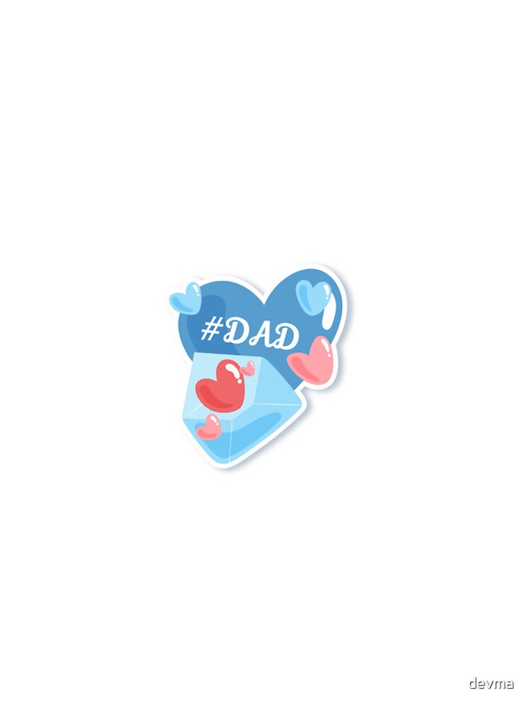 Thumbnail 4 of 4, Samsung Galaxy Phone Case, LOVELY DAD Sticker designed and sold by devma.