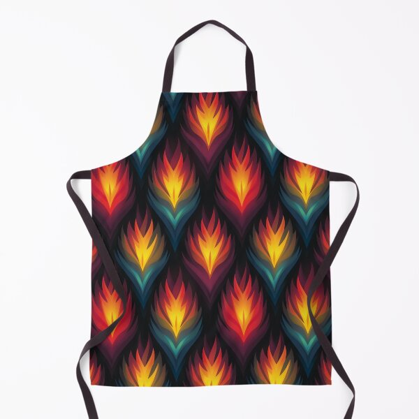 Item preview, Flame Stitch in Prism Colors on a Field of Night designed and sold by YOU WIN.