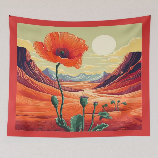 Item preview, Poppies in the Desert designed and sold by Lynnchabot.