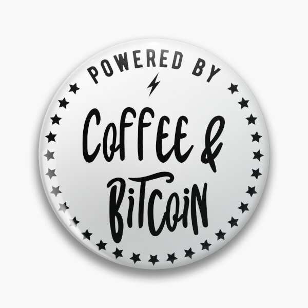 Item preview, Powered by Coffee and Bitcoin designed and sold by WhitepaperStyle.