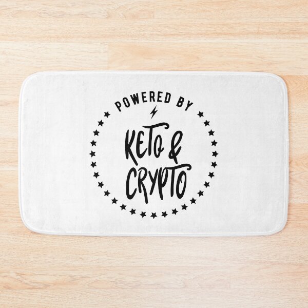 Item preview, Powered by Keto and Crypto designed and sold by WhitepaperStyle.