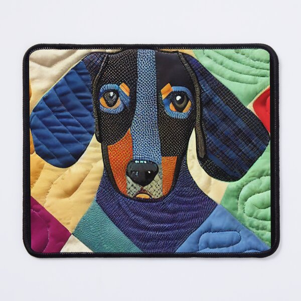 Item preview, Dachsund Patchwork Quilt designed and sold by kedoki.
