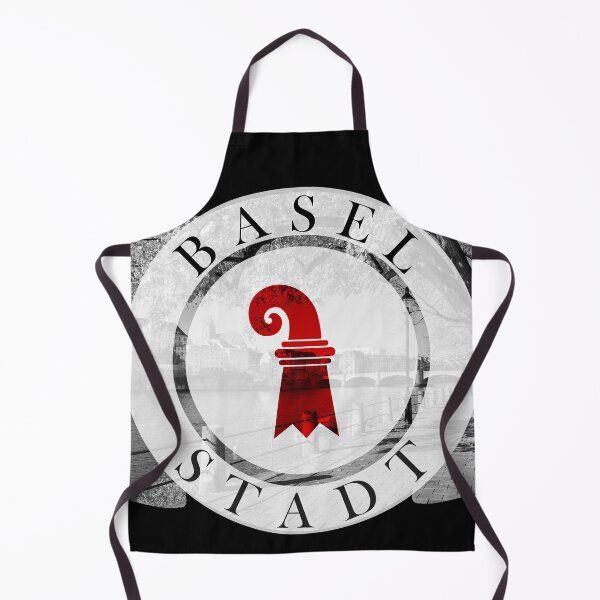 Item preview, Basel city canton flag, riverside charm on Rhine designed and sold by EclecticCharm.