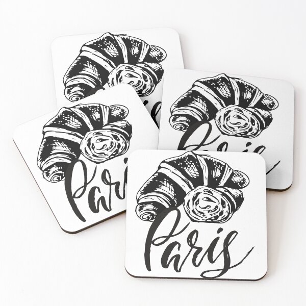 Item preview, Paris France Croissants Gift for Travel Lover designed and sold by missdebi27.
