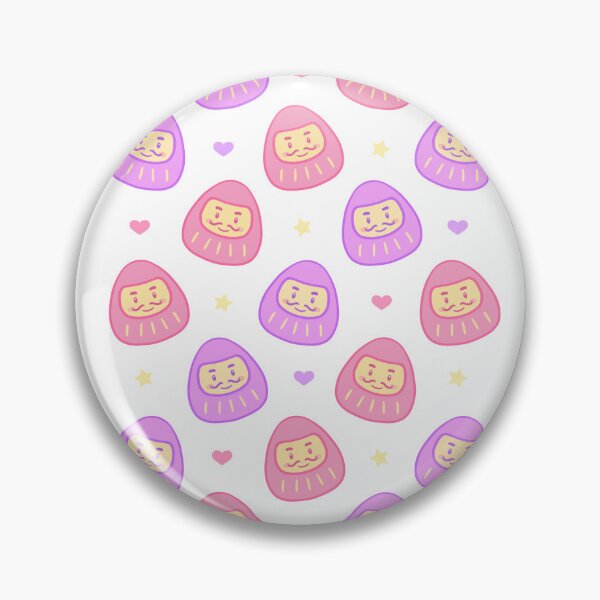Item preview, Cute pastel daruma doll pattern designed and sold by ZakuroLou.