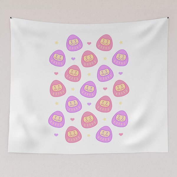 Item preview, Cute pastel daruma doll pattern designed and sold by ZakuroLou.