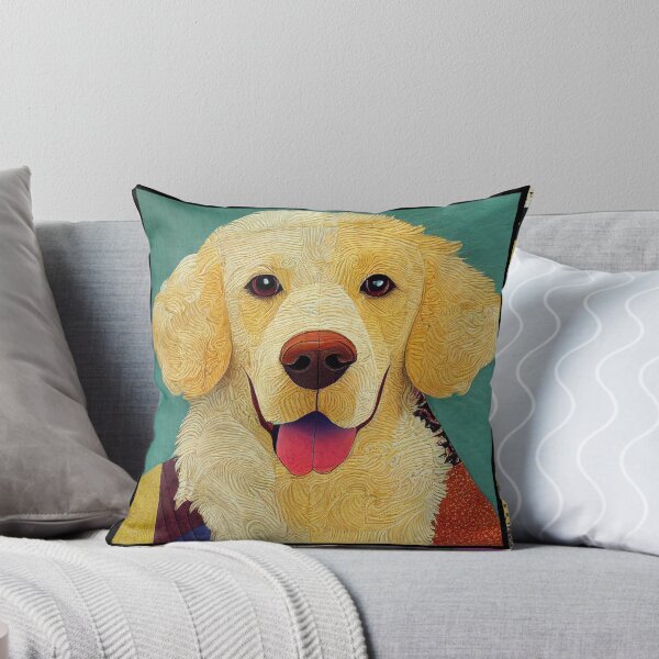 Item preview, Copia de la colcha de retazos Golden Retriever designed and sold by kedoki.
