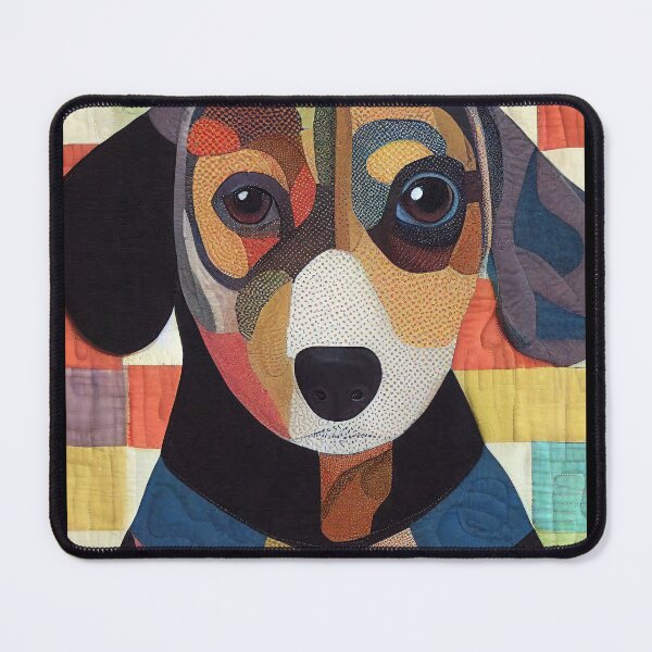 Item preview, Hound Dog Patchwork Quilt designed and sold by kedoki.