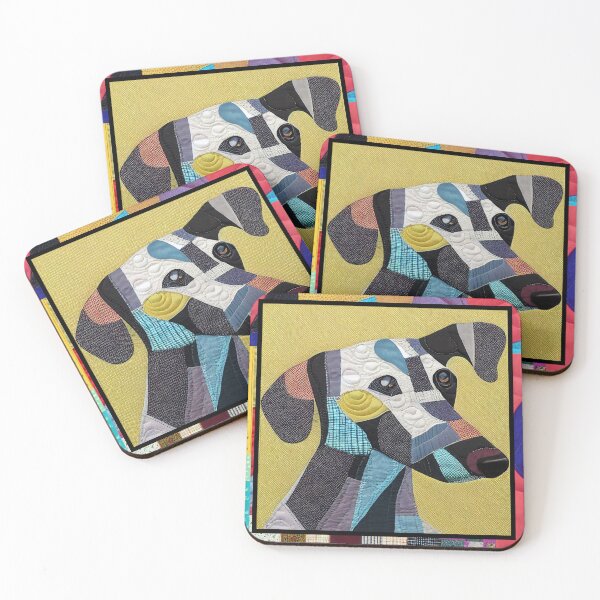 Item preview, Dachsund Dog Patchwork Quilt designed and sold by kedoki.