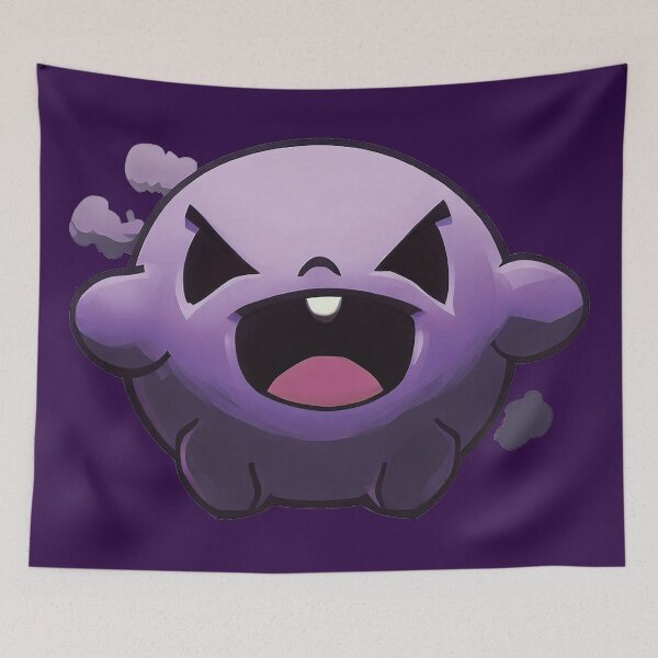 Item preview, Small purple toxic monster with a cute style designed and sold by LuisAl1600.