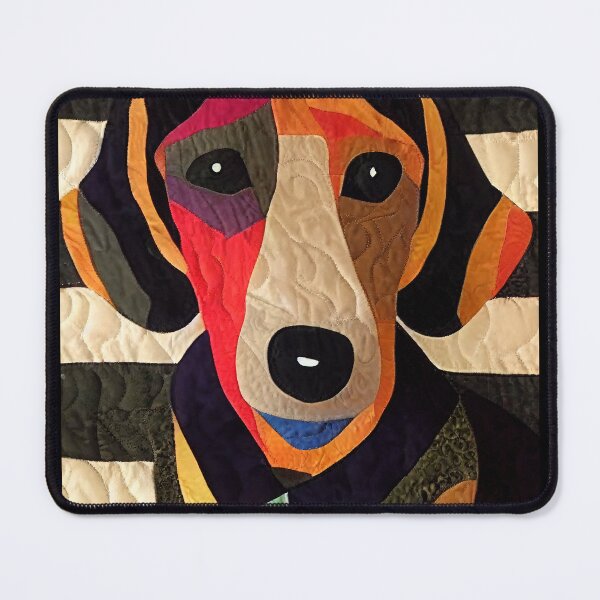 Item preview, Another Hound Dog Patchwork Quilt designed and sold by kedoki.