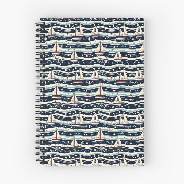 Item preview, Nautical Boat Pattern designed and sold by ComerPrintCo.