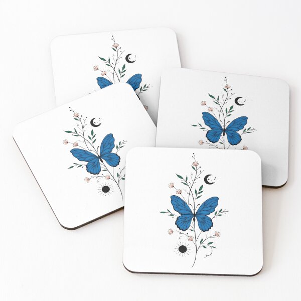 Item preview, Celestial butterfly with flowers designed and sold by SarasStuff94.
