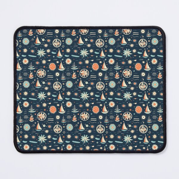 Item preview, Nautical Boat Pattern designed and sold by ComerPrintCo.