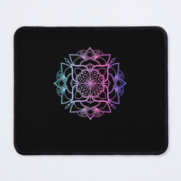 Item preview, Warm Mandala Design (Teal-Pink-Blue Gradient) designed and sold by Clemeuillon.